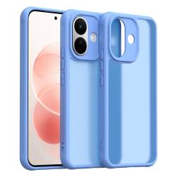 Хибриден удароустойчив кейс за Xiaomi Redmi Note 17 Pro 5G с комбинация от твърд PC гръб и гъвкава TPU рамка - син