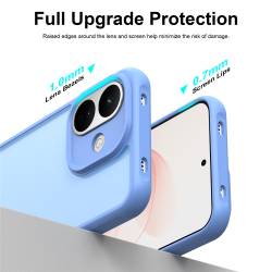 Хибриден удароустойчив кейс за Xiaomi Redmi Note 17 Pro 5G с комбинация от твърд PC гръб и гъвкава TPU рамка - син