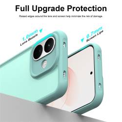 Хибриден удароустойчив кейс за Xiaomi Redmi Note 17 Pro 5G с комбинация от твърд PC гръб и гъвкава TPU рамка - ментов