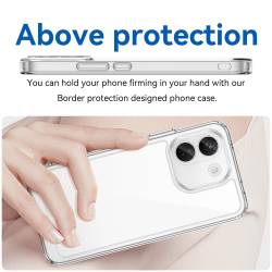 Shock Bumper удароустойчив хибриден кейс за Xiaomi Redmi Note 17 Pro Max 5G - прозрачен
