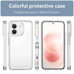Shock Bumper удароустойчив хибриден кейс за Xiaomi Redmi Note 17 Pro Max 5G - прозрачен