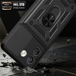 MechWarrior удароустойчив хибриден кейс за Xiaomi Redmi Note 17 Pro Max 5G - черен