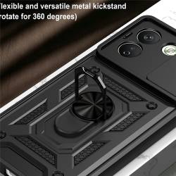 MechWarrior удароустойчив хибриден кейс за Xiaomi Redmi Note 17 Pro Max 5G - черен