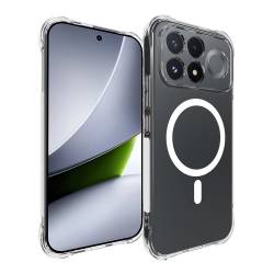 Противоударен силиконов кейс Shock Proof MagSafe за Xiaomi Poco F9 Pro - прозрачен
