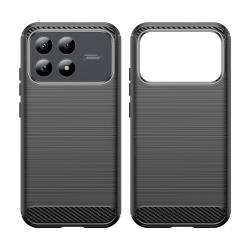 Удароустойчив силиконов кейс за Xiaomi Poco F9 Pro - черен