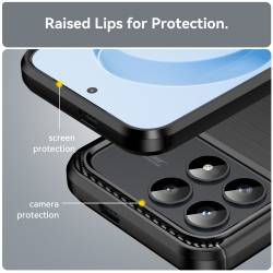 Удароустойчив силиконов кейс за Xiaomi Poco F9 Pro - черен