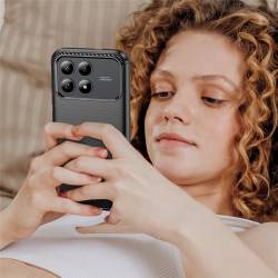 Удароустойчив силиконов кейс за Xiaomi Poco F9 Pro - черен