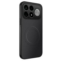 Carbon MagSafe силиконов гръб за Xiaomi Poco F9 Pro - черен