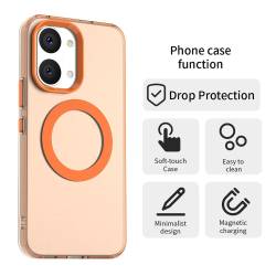 Rock Armor MagSafe хибриден кейс за Xiaomi Poco X8 Pro Max - оранжев