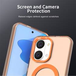 Rock Armor MagSafe хибриден кейс за Xiaomi Poco X8 Pro Max - оранжев