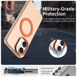 Rock Armor MagSafe хибриден кейс за Xiaomi Poco X8 Pro Max - оранжев