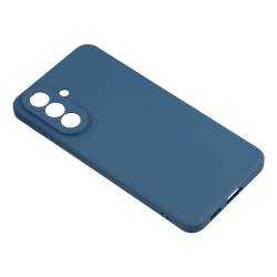 Soft shell матов силиконов кейс с мека подплата за Samsung Galaxy S26 FE - син