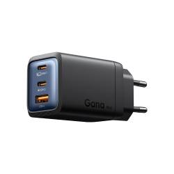 Mcdodo Mini GaN 67W бързо зарядно с 2x USB-C и USB-A - черен