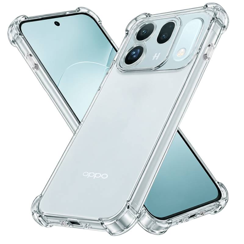 Противоударен силиконов кейс Shock Proof за Oppo Find X10 - прозрачен
